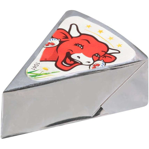 The Laughing Cow Creamy Garlic and Herb Swiss Cheese Wedge, 6 Ounce -- 12 per case.