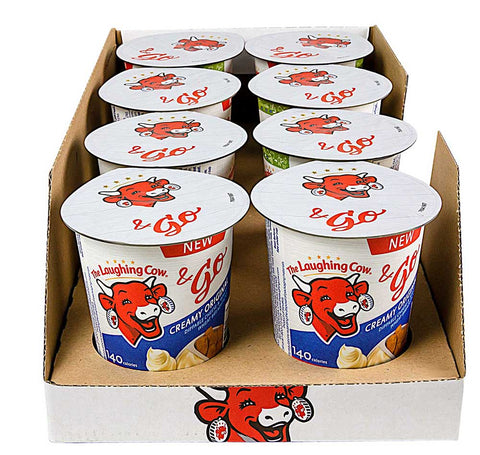 Laughing Cow Organic Dippable Cheese and Whole Wheat Breadsticks, 1.76 Ounce -- 8 per case
