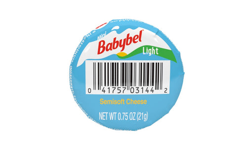 Mini Babybel Light Cheese, 0.75 Ounce -- 30 per case.