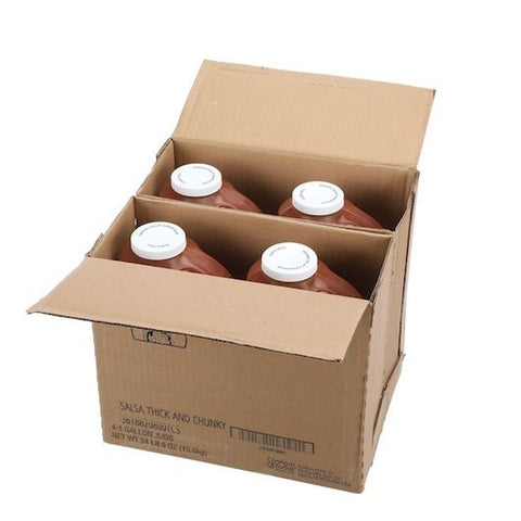 Rosarita Thick N Chunky Salsa - Plastic Jug, 1 Gallon -- 4 per case