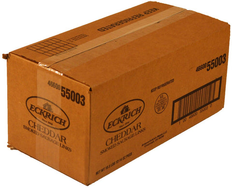 Armour Eckrich Cheddar Sausage, 14 Ounce -- 12 per case