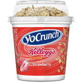 Yocrunch Strawberry Yogurt with Granola, 6 Ounce -- 12 per case.