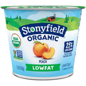 Stonyfield Farm Organic Peach Yogurt, 6 Ounce -- 12 per case.