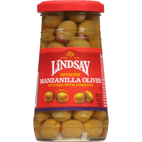 Lindsay Stuffed Olives, 5.75 Ounce -- 12 Case