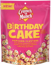 Crunch N Munch Birthday Cake Flavored Popcorn Clusters, 5.5 Ounce -- 12 per case
