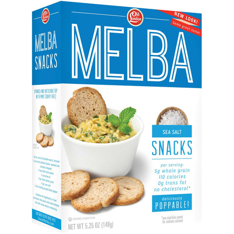 Old London Sea Salt Melba Snacks, 5.25 Ounce -- 12 per case.