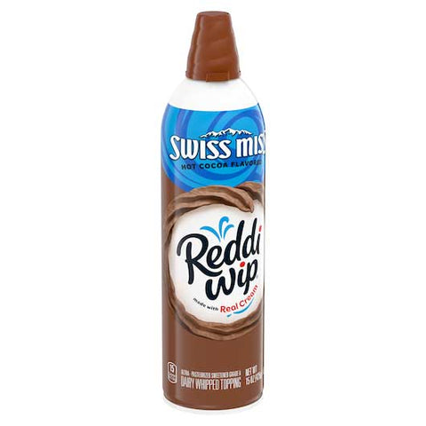 Reddi-Wip Hot Cocoa Flavored Whipped Topping, 15 Ounce -- 12 per case