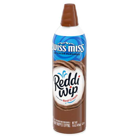Reddi-Wip Hot Cocoa Flavored Whipped Topping, 15 Ounce -- 12 per case