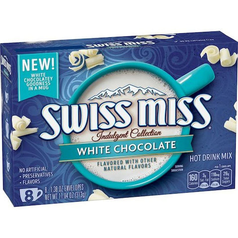 Swiss Miss Indulgent Collection White Chocolate Flavored Hot Drink Mix, 11.04 Ounce -- 12 per case