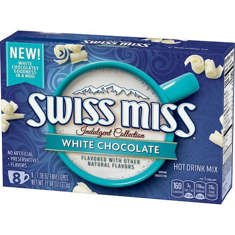 Swiss Miss Indulgent Collection White Chocolate Flavored Hot Drink Mix, 11.04 Ounce -- 12 per case