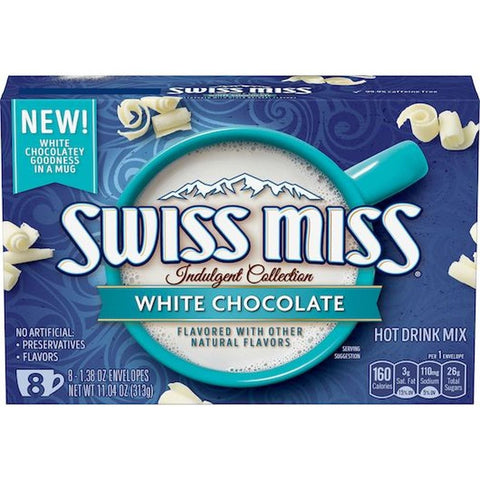 Swiss Miss Indulgent Collection White Chocolate Flavored Hot Drink Mix, 11.04 Ounce -- 12 per case