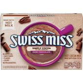 Swiss Miss Dark Chocolate Flavor Hot Cocoa Mix Envelope, 0.96 Ounce -- 12 per case.