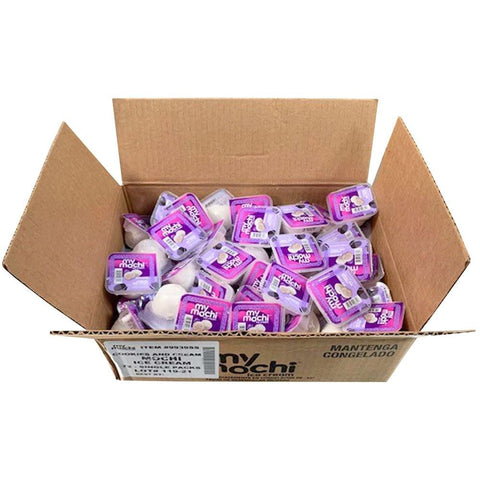 My Mochi Cookies and Cream Ice Cream, 1.5 Ounce -- 72 per case