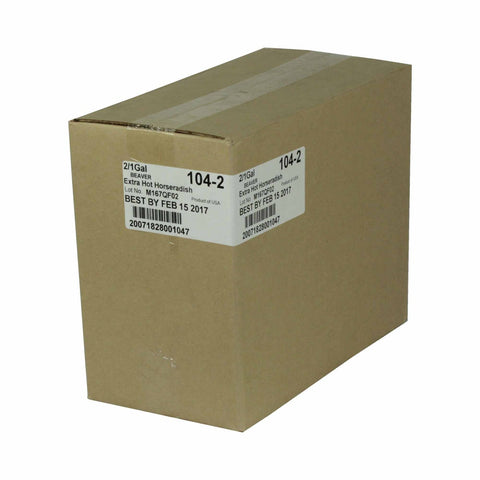 Beaver Extra Hot Horseradish, 139 Ounce -- 2 per case.