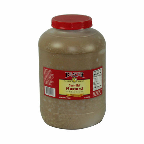 Beaver Sweet Hot Mustard, 8 Pound -- 2 per case.