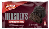 Mrs. Freshleys Hersheys Triple Chocolate Cake, 3.5 Ounce - 8 count per pack -- 6 packs per case