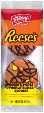 Mrs Freshleys Reeses Peanut Butter Cupcake, 4.5 Ounce -- 36 per case