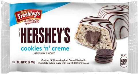 Mrs Freshleys Hersheys Cookies N Cream Cake - 2 per pack -- 48 packs per case