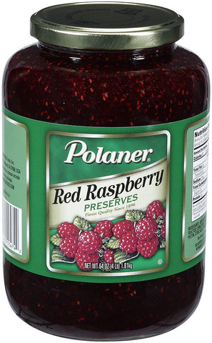 Polaner Red Raspberry Preserve, 4 Pound -- 6 per case.