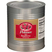 Polaner Red Raspberry Preserves Can, 132 ounce -- 6 per case