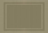 RITZ Tan Frame Rectangle Placemat, 13 x 19 inch -- 12 per case