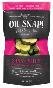 OH Snap Sassy Bites Pickle Bites, 3.5 Ounce -- 12 per case