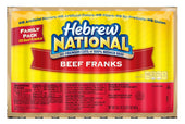 Hebrew National Beef Frank, 34.1 Ounce -- 10 per case.