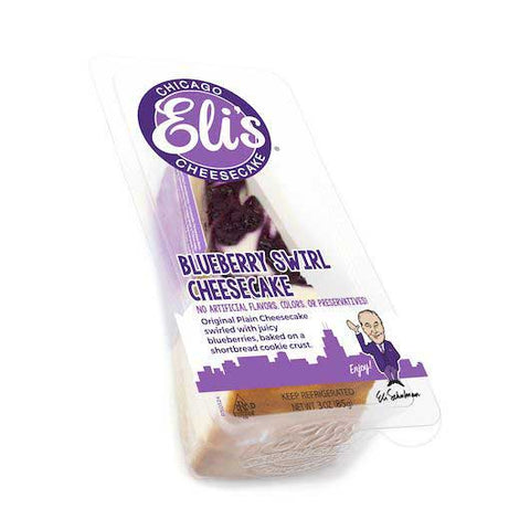 Elis Blueberry Swirl Cheesecake, 3 Ounce -- 24 per case