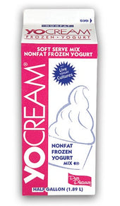 Yocream Yogurt Mix, Toasted Marshmellow Nonfat Soft Serve, 64 Ounce -- 6 per case.