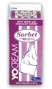 Yocream Sorbet Mix, Green Apple Soft Serve, 64 Ounce -- 6 per case.