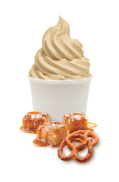 Yocream Low Fat Salted Caramel Pretzel Yogurt Mix, 64 Ounce -- 6 per case.