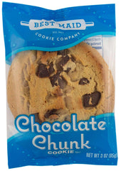Best Maid Individually Wrapped Chocolate Chunk Cookie, 3 Ounce -- 144 per case