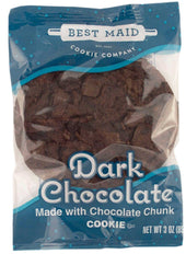 Best Maid Individually Wrapped Dark Chocolate with Chocolate Chunk Cookie, 3 Ounce -- 144 per case