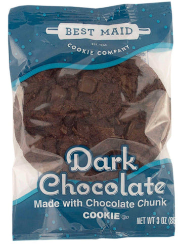 Best Maid Individually Wrapped Dark Chocolate with Chocolate Chunk Cookie, 3 Ounce -- 144 per case