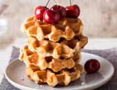 Julians Recipe Sweet Vanilla Belgian Waffle, 55 Gram -- 96 per case.