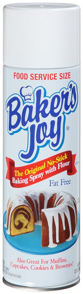 Bakers Joy Pre-Coating White Flour Pan Coatings -- 6 Case 12 Ounce