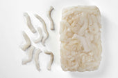 Pana Pesca Tenderized Fully Cleaned Raw Squid Strip, 2.5 Pound -- 4 per case.