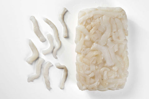 Pana Pesca Tenderized Fully Cleaned Raw Squid Strip, 2.5 Pound -- 4 per case.