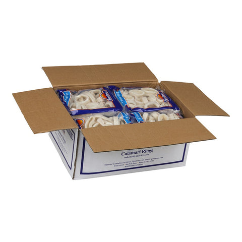 Pana Pesca Fully Cleaned Todarodes Squid Ring, 1 Pound -- 10 per case.