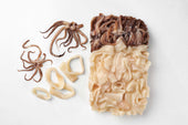 Pana Pesca Fully Cleaned Todarodes Squid Loligo Ring and Tenticles, 2.5 Pound -- 4 per case.