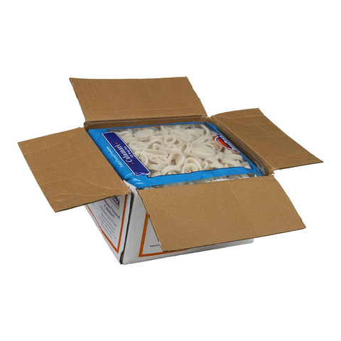 Pana Pesca Fully Cleaned Todarodes Squid Rings, 5 Pound -- 2 per case.