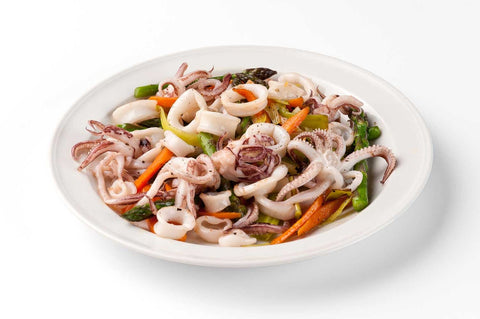 Pana Pesca Fully Cleaned Loligo Squid, 5 Pound -- 2 per case.