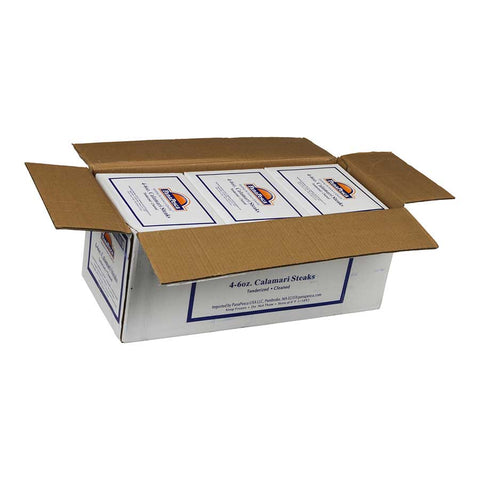 PanaPesca Formulated Raw Tenderized Squid Steak, 5 pound -- 6 per case
