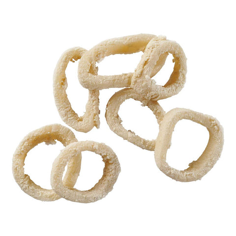 Pana Pesca Lightly Breaded Raw Squid/Calamari Ring, 5 Pound -- 2 per case.