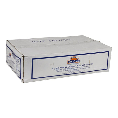Pana Pesca Lightly Breaded Raw Squid/Calamari Ring and Tentacle, 4 Ounce -- 40 per case.