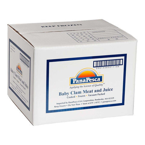 Pana Pesca Baby Clam Meat in Natural Juice, 1 Pound -- 10 per case.