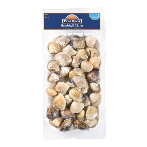 Pana Pesca Clam Hard Shell Fully Cooked Skin Pack, 14.1 Ounce -- 12 per case.
