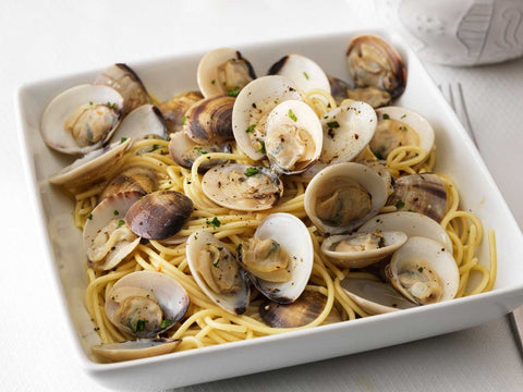 Pana Pesca Clam Hard Shell Fully Cooked Skin Pack, 14.1 Ounce -- 12 per case.