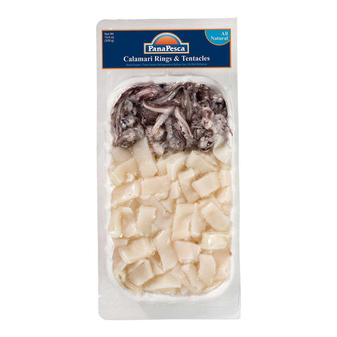 Panapesca Squid Rings and Tentacles, 10.6 Ounce -- 12 per case.