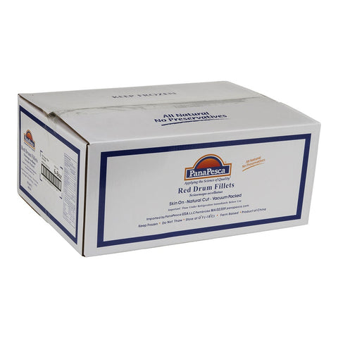 Pana Pesca Skin On Boneless Red Drum Fillet, 6-8 Ounce.